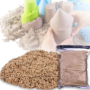 Кінетичний пісок 500 г або живий пісок 001-5 Коричневий