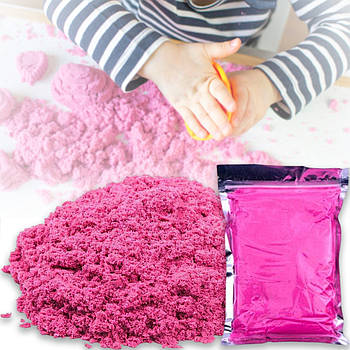 Кінетичний пісок 1000 г або живий пісок PS001 Рожевий
