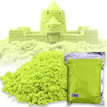 Кінетичний пісок 1000 г або живий пісок PS001 Салатовий