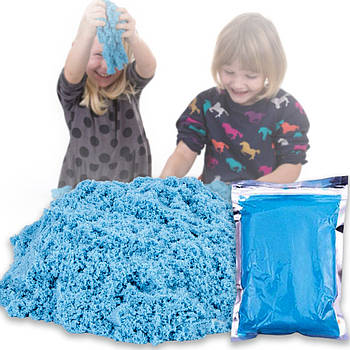 Кінетичний пісок 1000 г або живий пісок PS001 Блакитний