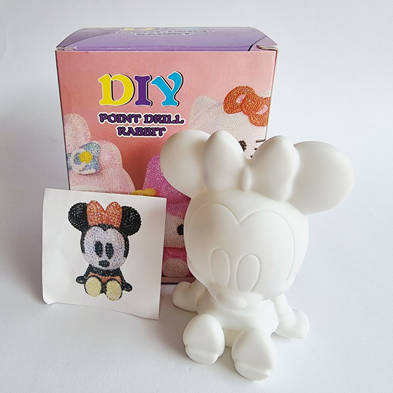 Набір для творчості алмазна мозайка фігурка Мінні Маус, 10 см, фото 1