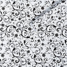 Самоклеюча плівка білі вензелі 0,45х10м (10175) SW-00000828