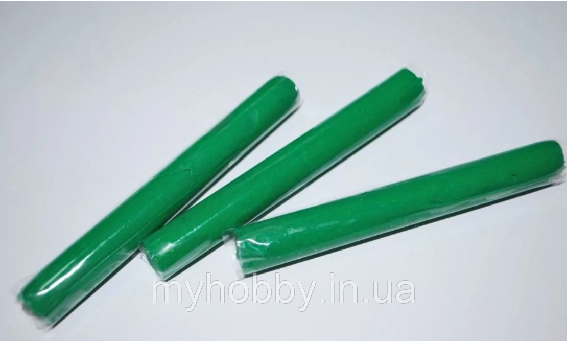 Полімерна глина Пластішка, №0119 зелений, 17 г, фото 1