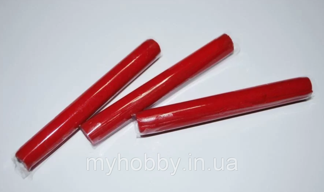 Полімерная глина Пластішка, №0110 бордовий, 17 г, фото 1