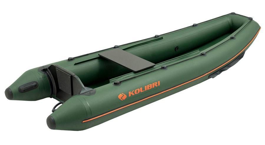 Надувне Каное Колібрі КМ-330С (Kolibri KM-330C) без настилу, зелене, фото 1