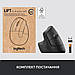 Миша бездротова Logitech Lift Left Vertical Ergonomic (910-006495) Graphite USB, фото 9
