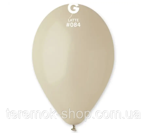 Повітряні латексні кулі пастель латте 26 см 10" Gemar Італія набір 5 шт - фото 1 - id-p2677803149