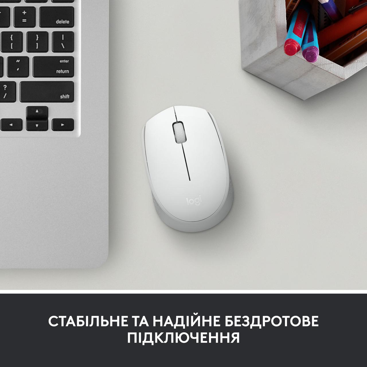 Миша бездротова Logitech M171 Off-White (910-006867), фото 1