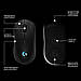 Миша бездротова Logitech G Pro 2 Lightspeed Black (910-007295), фото 6