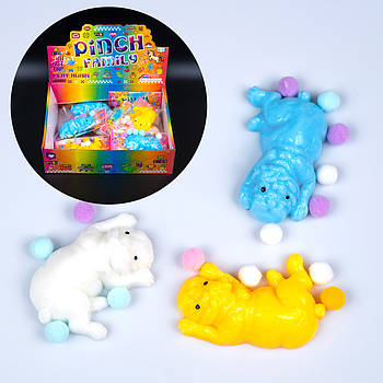 Іграшка антистрес Собачки кольорові, 8.5 см 16 шт упаковка