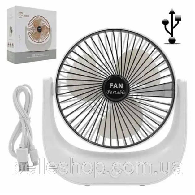 Портативний вентилятор настільний міні ручний Portable Fan AND LY-853, фото 1