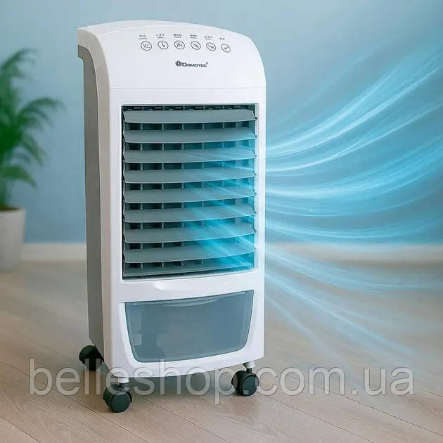 Мобільний охолоджувач повітря Domotec MS-1628, 60 Вт – компактний підлоговий клімат-контроль, фото 1