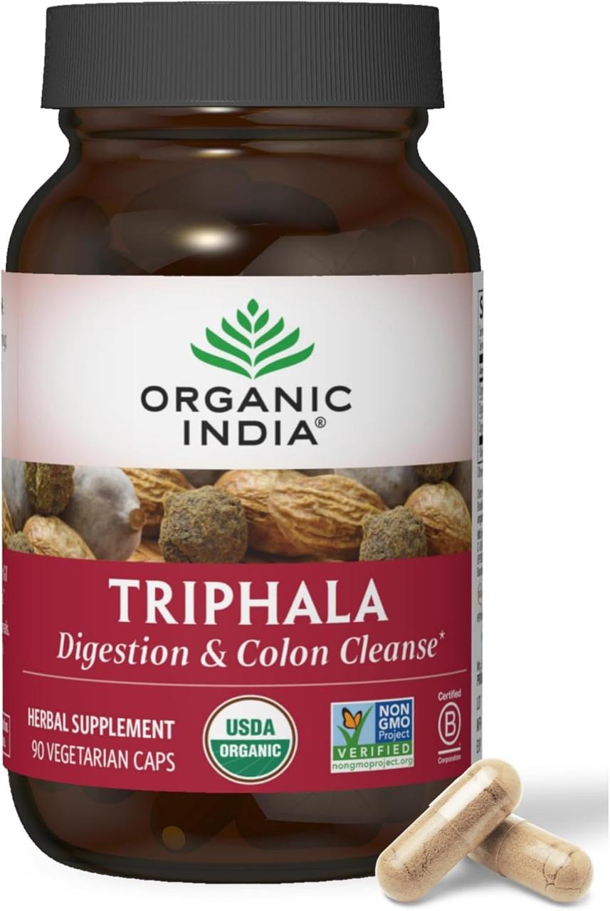 ORGANIC INDIA Triphala 90 Capsules, фото 1