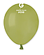 Повітряні латексні кулі пастель оливковий 26 см 10" Gemar Італія набір 5 шт - фото 1 - id-p2677834426