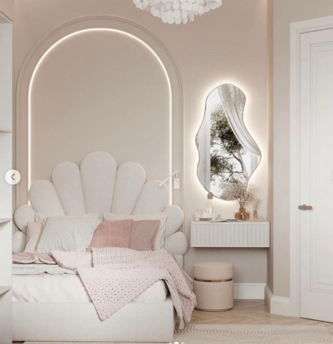 Ліжко дитяче м'яке Мушля, фото 1