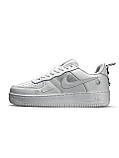 Білі жіночі шкіряні кросівки Nike Air Force 1 07’ LV8 Utility All White Демісезонні кросівки Найк Аір Форс 1, фото 2