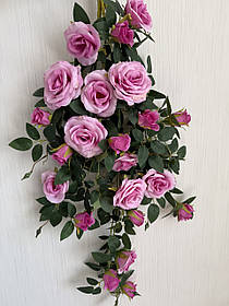 Ампельний кущ троянди . Декоративний кущ троянд (  рожева 85 см )