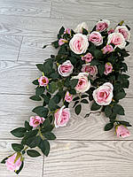 Ампельний кущ троянди . Декоративний кущ троянд ( ніжно-рожева 85 см ), фото 3