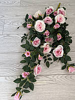 Ампельний кущ троянди . Декоративний кущ троянд ( ніжно-рожева 85 см ), фото 6