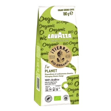 Кава мелена Lavazza Tierra Bio Organic for Planet, 180 г