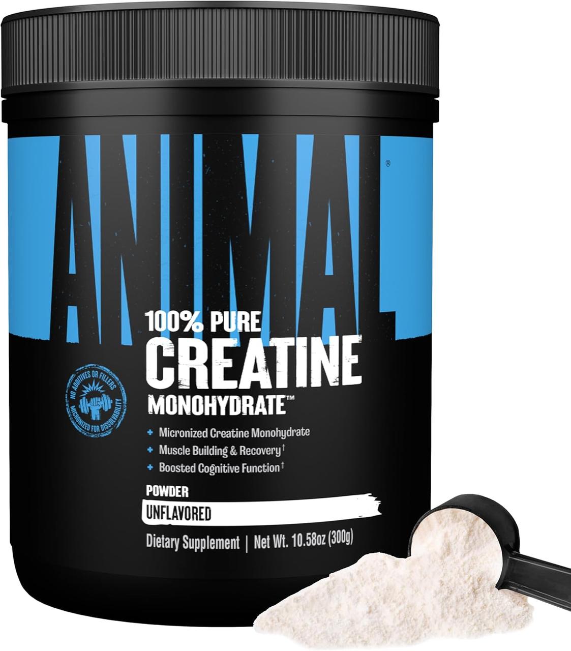 Animal 100% Pure Creatine Monohydrate Powder 300 gr, фото 1