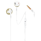 Навушники вкладки JBL T205 дротова гарнітура Rose Gold (JBLT205RGD), фото 6