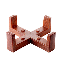 Вазон Осло зі вставкою та декоративною підставкою 20см какао Алеана, фото 3