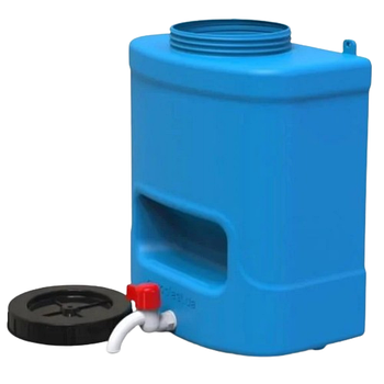 Рукомийник літній 15л 180*300*375мм 1 шар синій LITOLAN