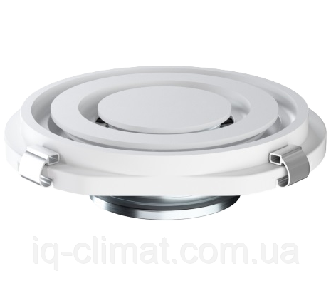 PCircle 1602 гіпсовий дифузор прихованого монтажу в стелю із гіпсокартону, Ventmann (Литва)
