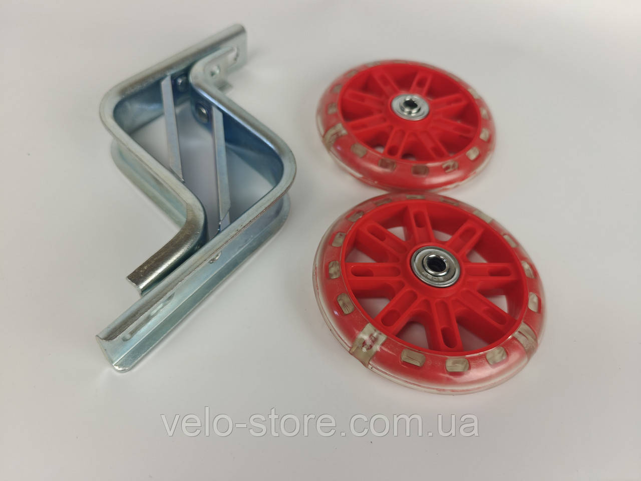 Опорне колесо 16 дюймів для дитячого велосипеда, пластик кольоровий силікон, фото 1