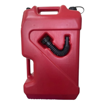 Євроканістра для ПММ 10л червона 2 ручки + носик гофра LITOLAN