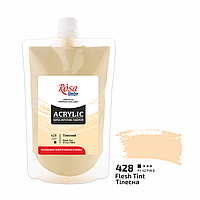 Фарба акрилова, Тілесна, 200 мл, ROSA Studio 428