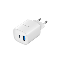Зарядний пристрій мережевий USB/Type-C 30W білий GaN Havit HV-UC30 PRO-WH, фото 4