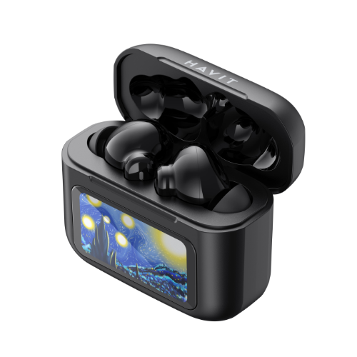 Бездротові навушники HAVIT TW956 ANC Black (40шт/ящ), фото 1