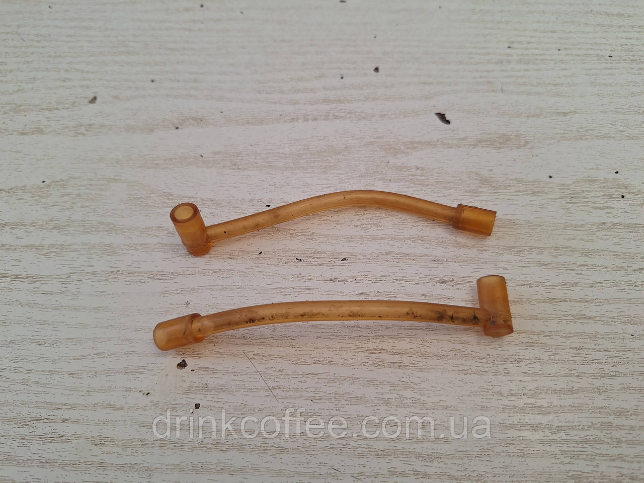 Силіконова трубка з поворотом 90 градусів 2 шт. для кавомашини Miele CM63 б/у, фото 1