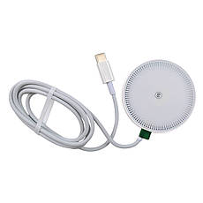 Зарядний пристрій бездротовий ESSAGER EWXCX-CF02-Z 15W Type-C білий, фото 4