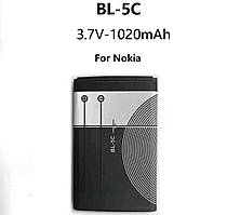Акумулятор BL-5C 1020 mAh для телефонів Nokia 1110, 1100, 11208, 6230 та інших