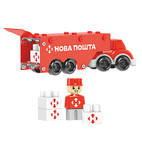 Іграшка Конструктор Фура Нова пошта металевий Технок, фото 2