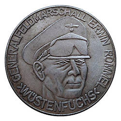 Сувенір медаль жетон головнокомандувача Германського Африканського корпусу — Ервіна Роммелю