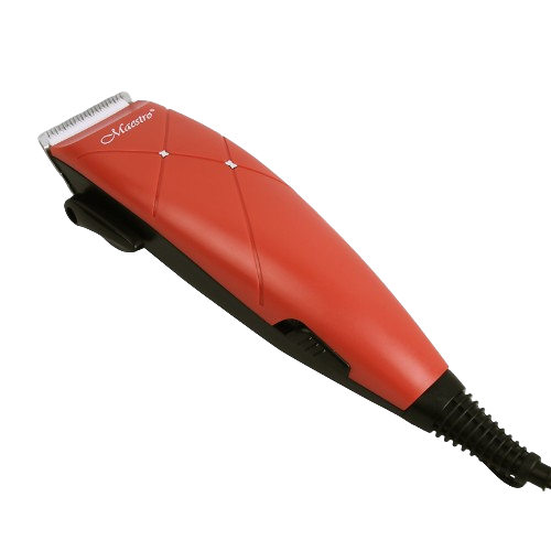 Машинка для стрижки червона MR-654C-RED Maestro, фото 1