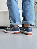 Сині жіночі замшеві кеди Vans Hylane Nineties Navy Blue - демісезонні кеди ванс, фото 3