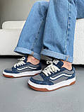 Сині жіночі замшеві кеди Vans Hylane Nineties Navy Blue - демісезонні кеди ванс, фото 2