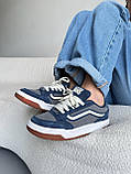 Сині жіночі замшеві кеди Vans Hylane Nineties Navy Blue - демісезонні кеди ванс, фото 8