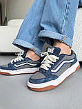 Сині жіночі замшеві кеди Vans Hylane Nineties Navy Blue - демісезонні кеди ванс, фото 5