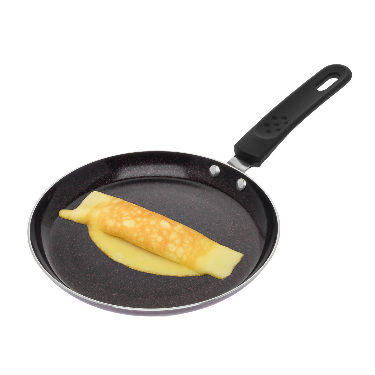 Сковорода для млинців Ø 20 см з антипригарним покриттям «Червоний мармур»