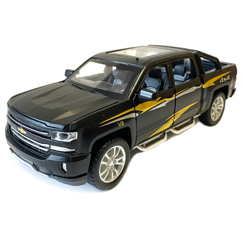 Машинка «АвтоЕксперт» металопластик,Chevrolet V8 Шевроле,чорний,1:32,звук,світло,інерція,рухомі елементи(TK - 32293), фото 1