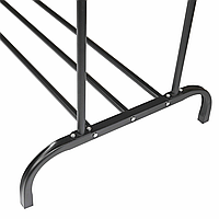 Напольна подвійна вішалка для одягу Multipurpose Hanger 205 з полицею для взуття 110x56x145 см, фото 5