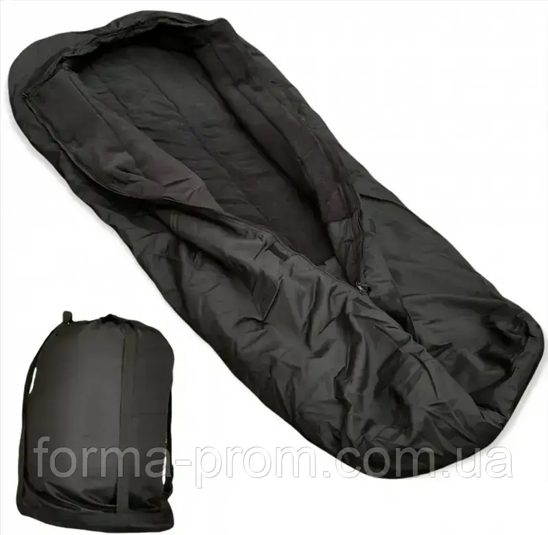 Спальний мішок армійський Кіборг ЗСУ на потрійному синтепоні та на флісі, фото 1
