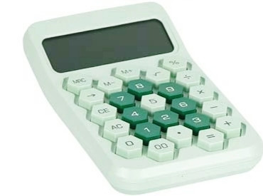 Калькулятор настільний 12-розрядний DEXIN DX-801 м'ятний