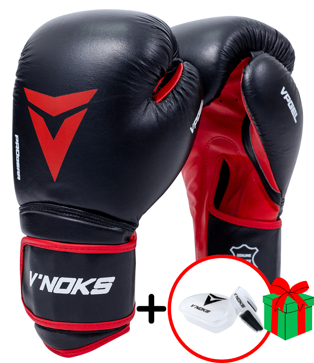 Боксерські рукавички V'Noks Inizio 12 oz унцій чорний